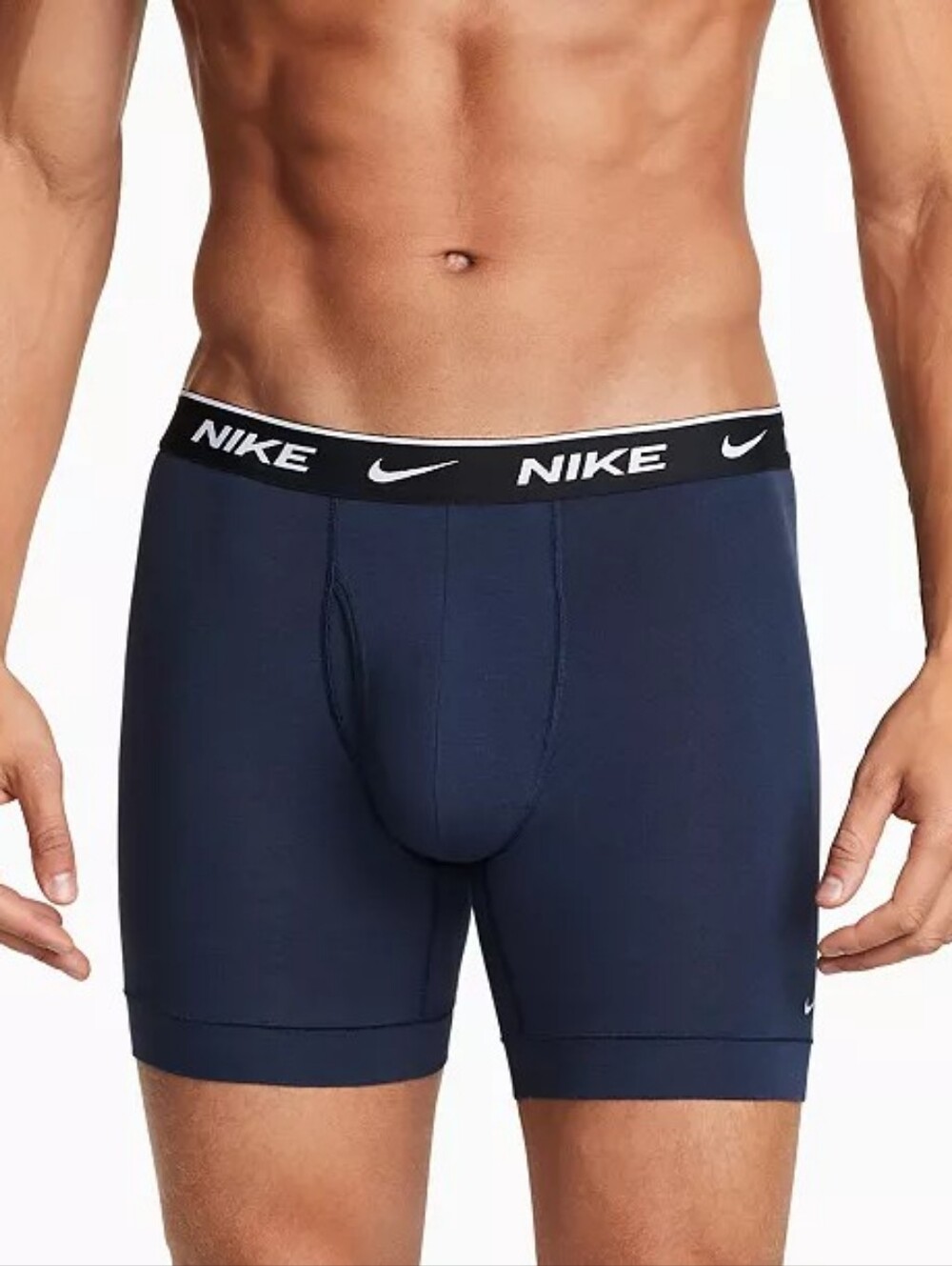 NWT Nike Boxer Briefs 3-Pack - Black with Green, Orange, Blue Accents
